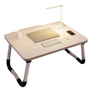 可折叠床上小桌子学习书桌笔记本电脑桌支架懒人卧室飘窗桌坑几大学生宿舍学生写字小桌板儿童看书课桌膝上桌