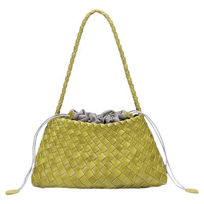 手工编织包8943法式优雅菜篮子2025新款真皮手提包高级感单肩包