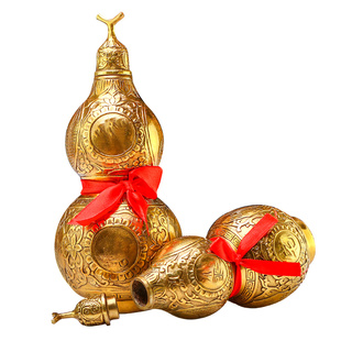 八卦铜葫芦摆件纯铜大小号开盖挂件乔迁开业店铺贺礼家居客厅玄关