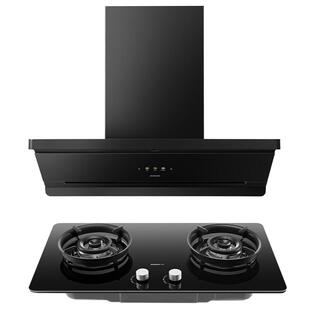 老板小黑镜L1P套系大吸力抽油烟机燃气灶一套烟灶套装官方旗舰店