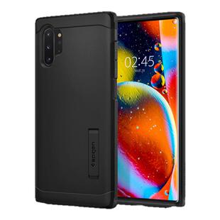 Spigen 适用于三星note10手机壳NOTE 10plus全包户外防摔TPU保护套10pro带支架个性创意硬壳+新款男女潮磨砂