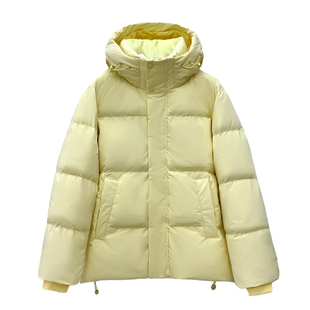反季羽绒服女短款2025新款韩版加厚连帽宽松小个子冬季时尚冬外套