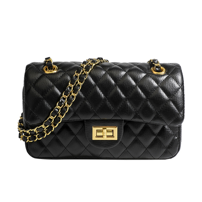 URBANRFERED高级质感菱格链条包