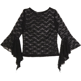 7yearsoldlilgirl品牌肚皮舞上装练功服新款蕾丝弗拉门戈上衣