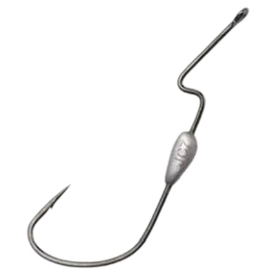 加铅曲柄钩TPR软饵加强血槽钩