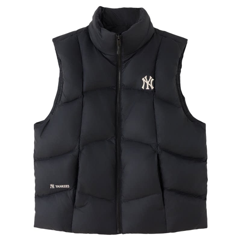 MLB正品假一罚十羽绒马甲