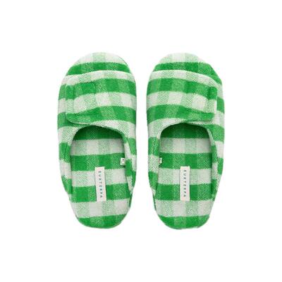 EUXTERPA欧特帕毛巾粘扣拖鞋室内露趾家居男女防滑静音踩屎感拖鞋