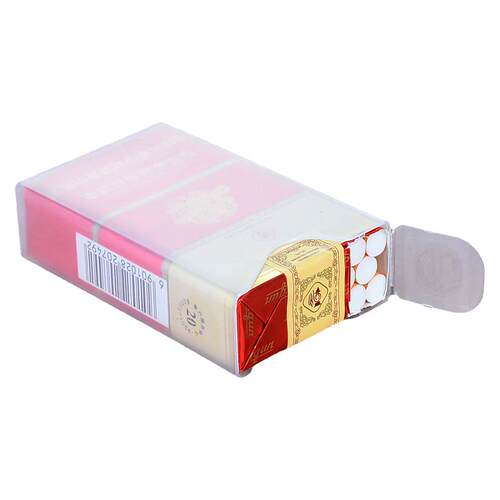 透明塑料香烟盒 装整包软壳香菸个性创意烟盒 抽烟备用防止烟压扁