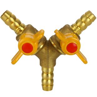 全铜加厚燃气球阀天然气分流阀煤气专用阀门燃气灶灶前阀防爆角阀