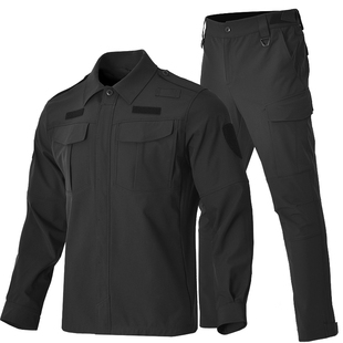 冷钢正品速干加绒保安教官户外加绒战术作训服加厚保暖防风套装