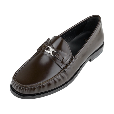 赛琳男经典圆头套脚乐福鞋男