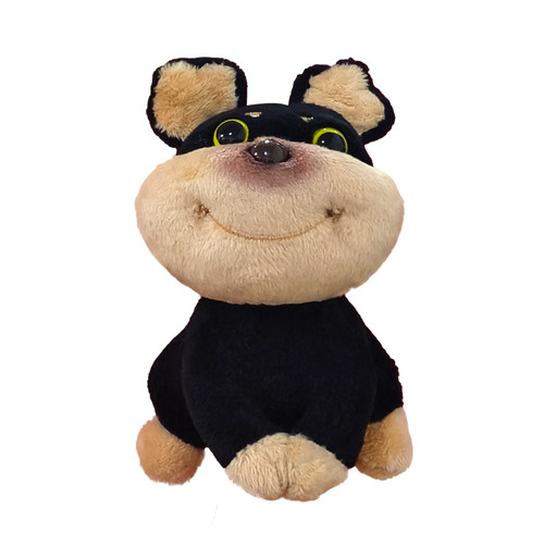 可爱蜜蜂狗汽车怀挡装饰车载毛绒公仔玩偶雨刮器转向灯女生车内饰