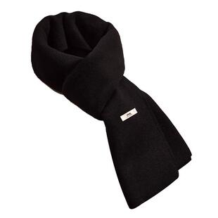 jeep吉普围巾男士秋冬加厚保暖围脖纯色百搭高档礼盒装送男友礼物