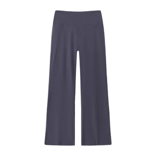 SW速惟八分瑜伽裤女微喇叭提臀健身跑步运动长裤小个子直筒烟管裤