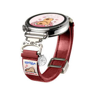 适用华为watch gt6手表带编织磁吸watchgt5智能运动表链watch5腕表女款专用gt3精致高端gt2高级感1女士秋冬季