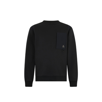 [新年限定]MOOSE KNUCKLES 男士LOGO经典休闲套头卫衣