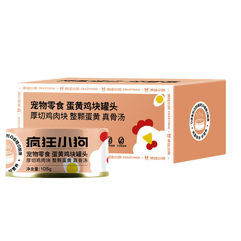 疯狂小狗狗猫通用无淀粉罐头