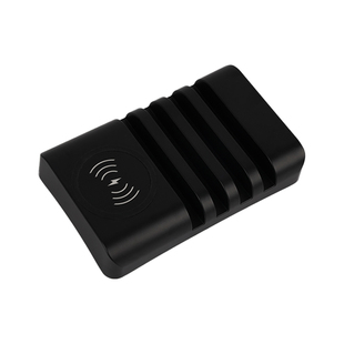 多台手机充电支架桌面无线充电器rgb发光usb多口充电支架底座收纳放多个手机的架子平板散热器多个手机放置架