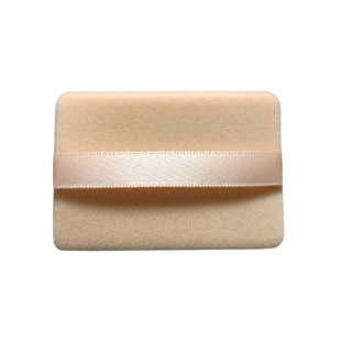 新版NARS粉饼粉扑绒面大白饼粉扑定妆粉扑方形植绒粉扑超薄干粉扑