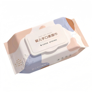 安柔紫色婴幼儿手口柔湿巾初生婴儿手口湿巾便携小包婴儿专用湿巾