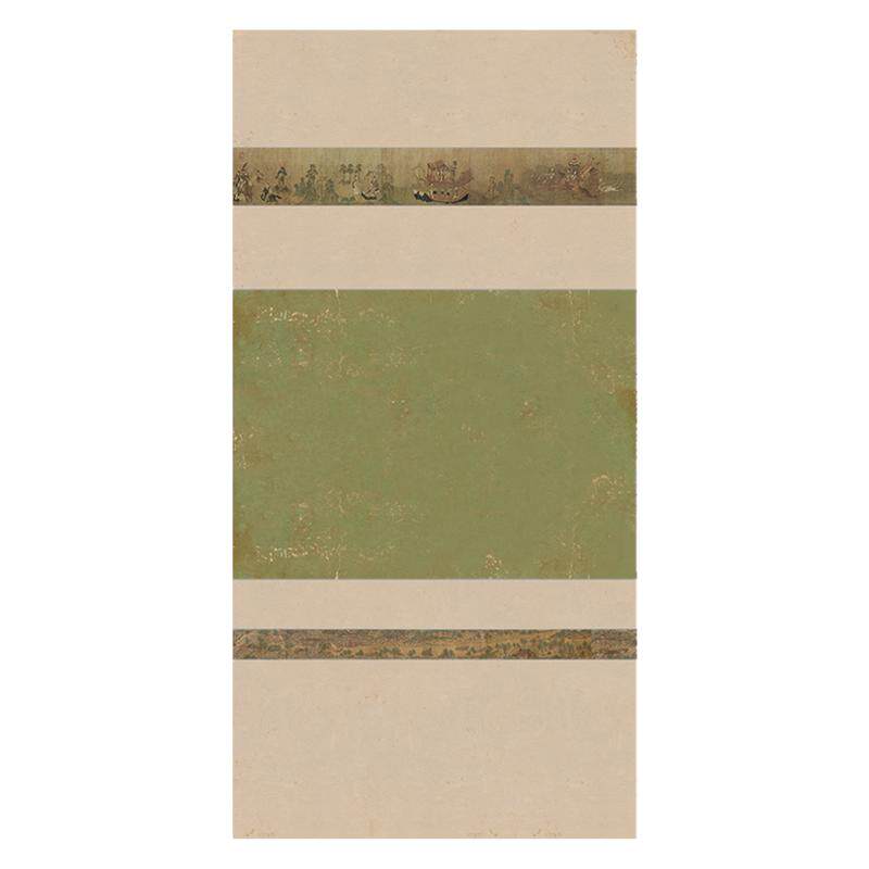 粲然半熟宣长卷横幅书法作品纸