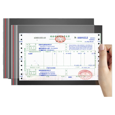 透明防水增值税发票袋收纳办公