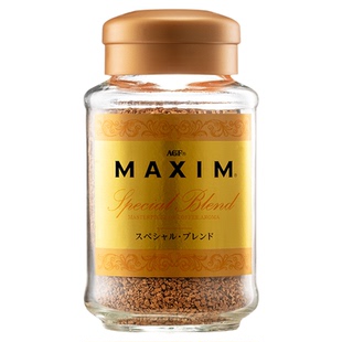 日本进口AGF Blendy布兰迪马克西姆黑咖啡速溶咖啡粉自制拿铁70g