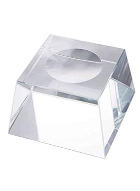 旋转玻璃蛋形托座水晶球