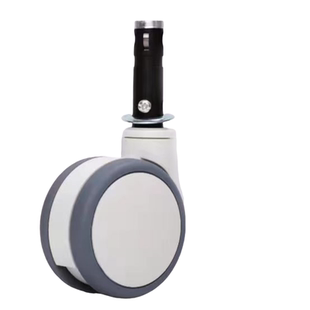 医用病床轮子 3寸4寸万向静音治疗车轮6寸医用脚轮5寸床轮带刹车