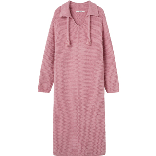 淳度软绵绵半边绒睡裙女秋冬季珊瑚绒加厚加绒女士睡衣可外穿长款