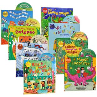 【自营】Barefoot Books 韵文与歌谣系列8册附CD We All Go Traveling By 廖彩杏有声书单 图画书 Sing Along With Me