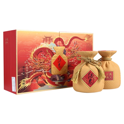 馥郁香型白酒酒鬼52度500mL×2度