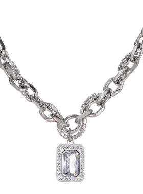 王嘉尔同款冰糖锆石情侣锁骨链