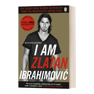 英文原版 I Am Zlatan Ibrahimovic 伊布拉希西莫维奇 自传 英文版 进口英语原版书籍