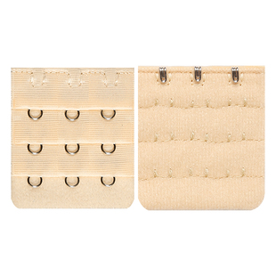 内衣加长排扣四排延长扣2三排文胸扣胸罩搭扣子母扣松紧调节背扣