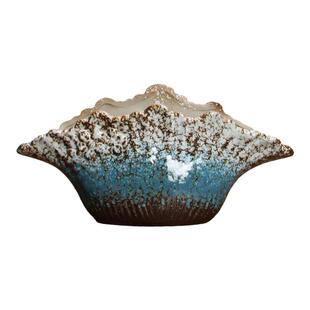 挂壁花盆储水绿萝创意客厅墙上悬挂式简约陶瓷壁挂水培植物大花盆