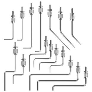 百分表表针M2.5异型测针异形L型Z型弯针表针千分表头高度规测针