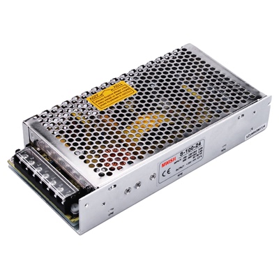 明伟LRS-120W-24v5a工业监控集中供12v10a直流48伏变压器开关电源