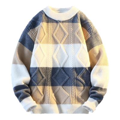 毛衣男秋冬季2025新款初中高中学生针织打底衫青少年男生保暖线衣