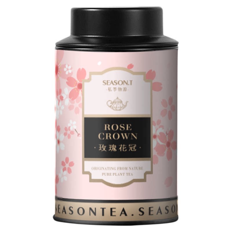 私季物源玫瑰花茶干玫瑰玫瑰花冠茶重瓣大朵花茶组合正品散装