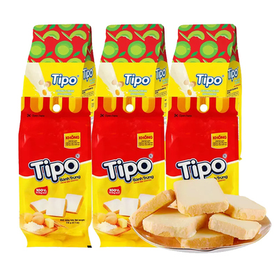 Tipo面包干牛奶味、椰子味115g