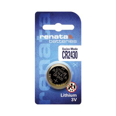 renata瑞士cr2430进口3v纽扣电池