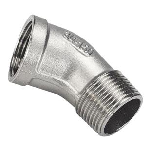 304不锈钢丝扣弯头/不锈钢内丝弯头内牙弯头45度内外弯头135度弯