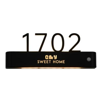 高档上下发光感应灯家用门牌