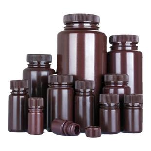 避光分装瓶棕色塑料试剂瓶遮光药瓶空瓶hdpe聚乙烯瓶药品密封瓶