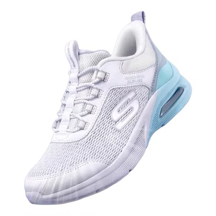 Skechers斯凯奇儿童闪穿鞋春夏一脚蹬透气跑鞋女童轻便减震运动鞋