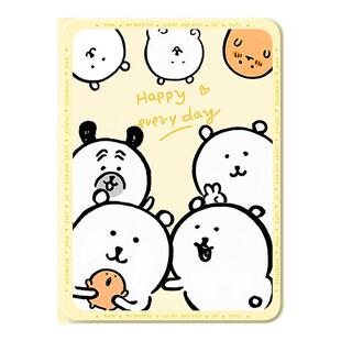 适用于苹果平板保护套ipad11代保护壳nagano薯饼air7自嘲熊ipadmini6迷你5卡通10九air2带笔槽ipadpro9.7英寸