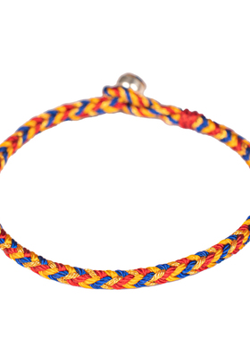 本命年红绳手工编织五彩绳