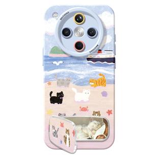 适用oppofindx8s手机壳findx9pro保护套硅胶ultra全包防摔x7por高级外壳x6猫咪支架0pp0好看x8pro新女款软壳