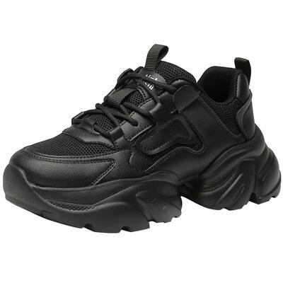 老爹鞋平底休闲运动高跟